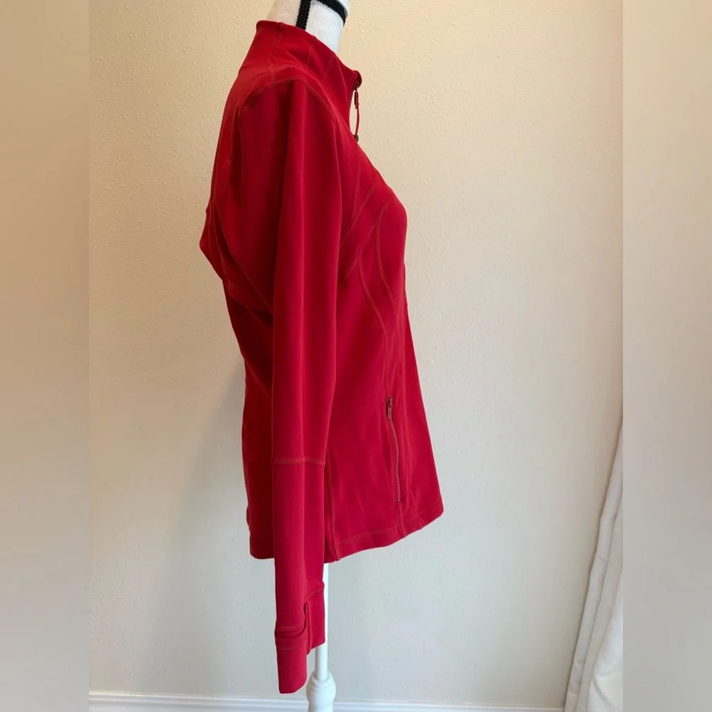 LULULEMON DEFINE JACKET DARK RED sz 14 EUC - Picture 2 of 8